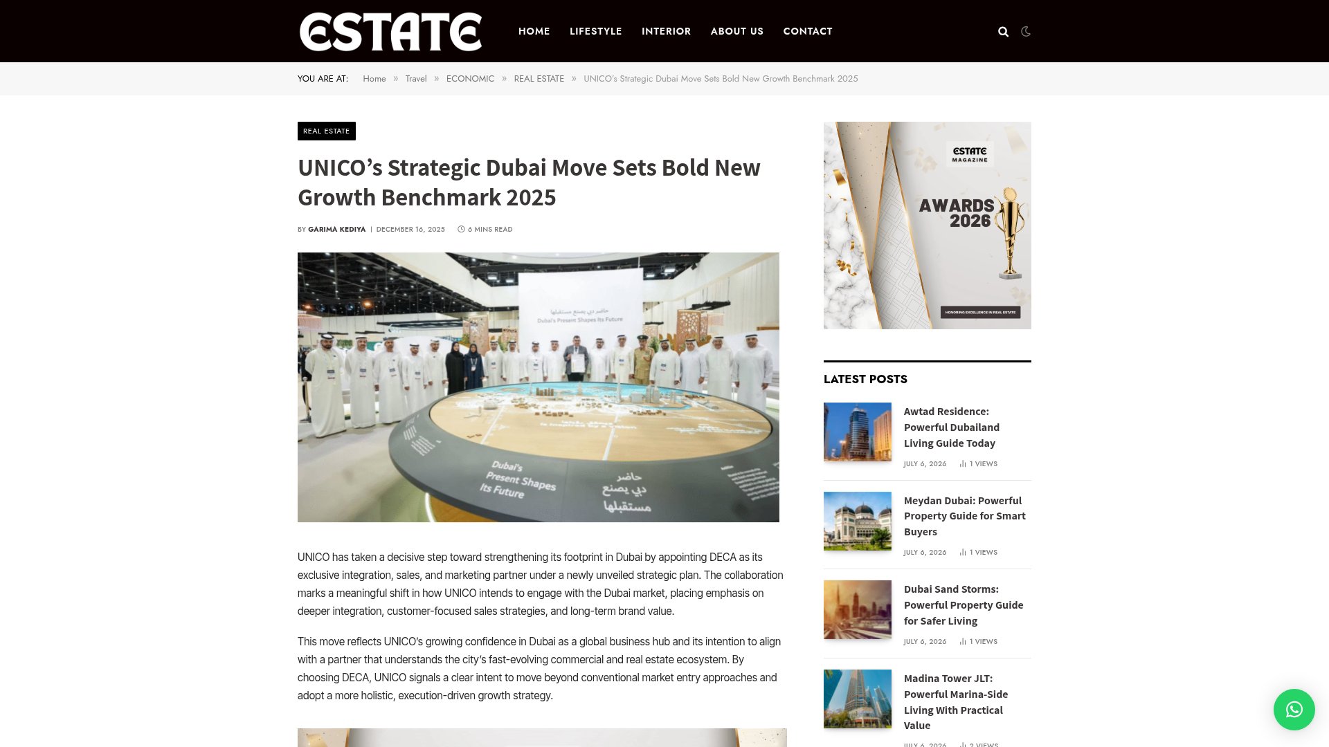 UNICO’s strategic Dubai partnership with DECA